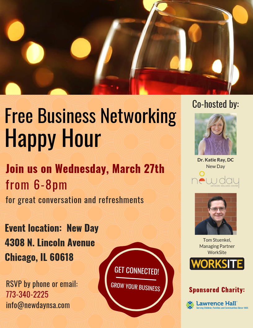 Free Business Networking Happy Hour at New Day